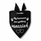 Dog wedding bandana fashion accessory let's pawty